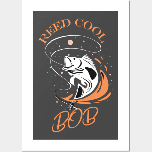 Mens Reel Cool Dad Fisherman Daddy Father's Day Gifts Fishing Posters and Art